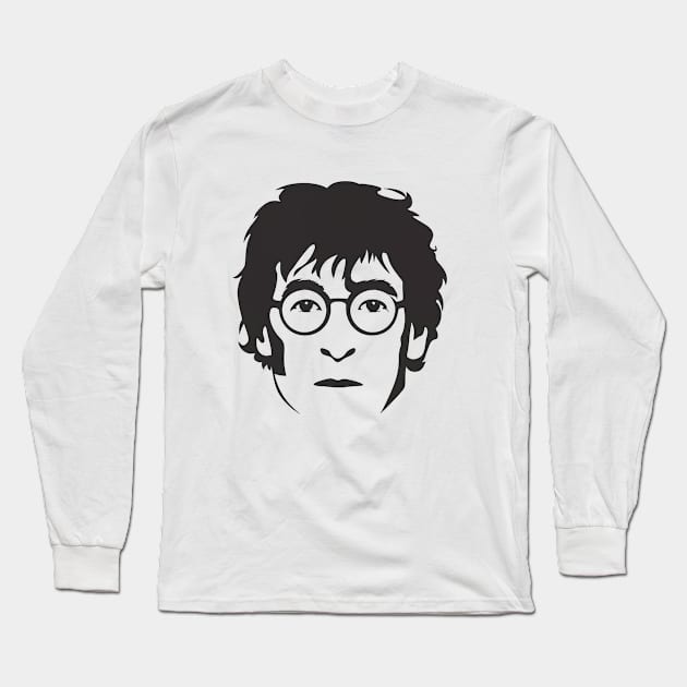 Minimalist Beatles Long Sleeve T-Shirt by Aldrvnd